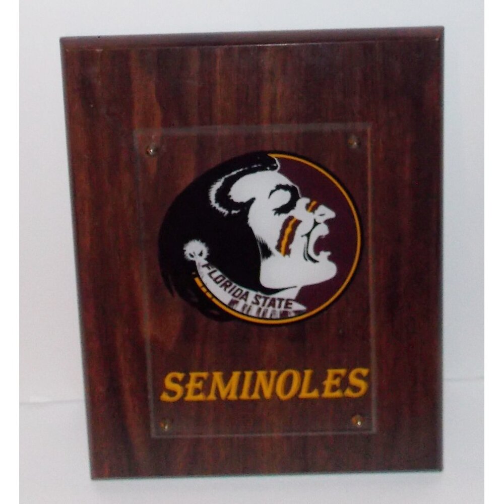 Florida State Seminoles Wood Plaque 8x10 FSU Wall Hanging Sports Football